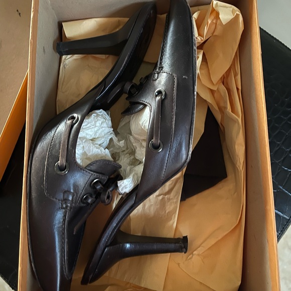 VINTAGE TOD’S BROWN MULES - Picture 2 of 12